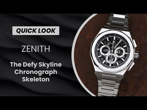QUICK LOOK: Zenith Defy Skyline Chronograph Skeleton (LVMH Watch Week News!)