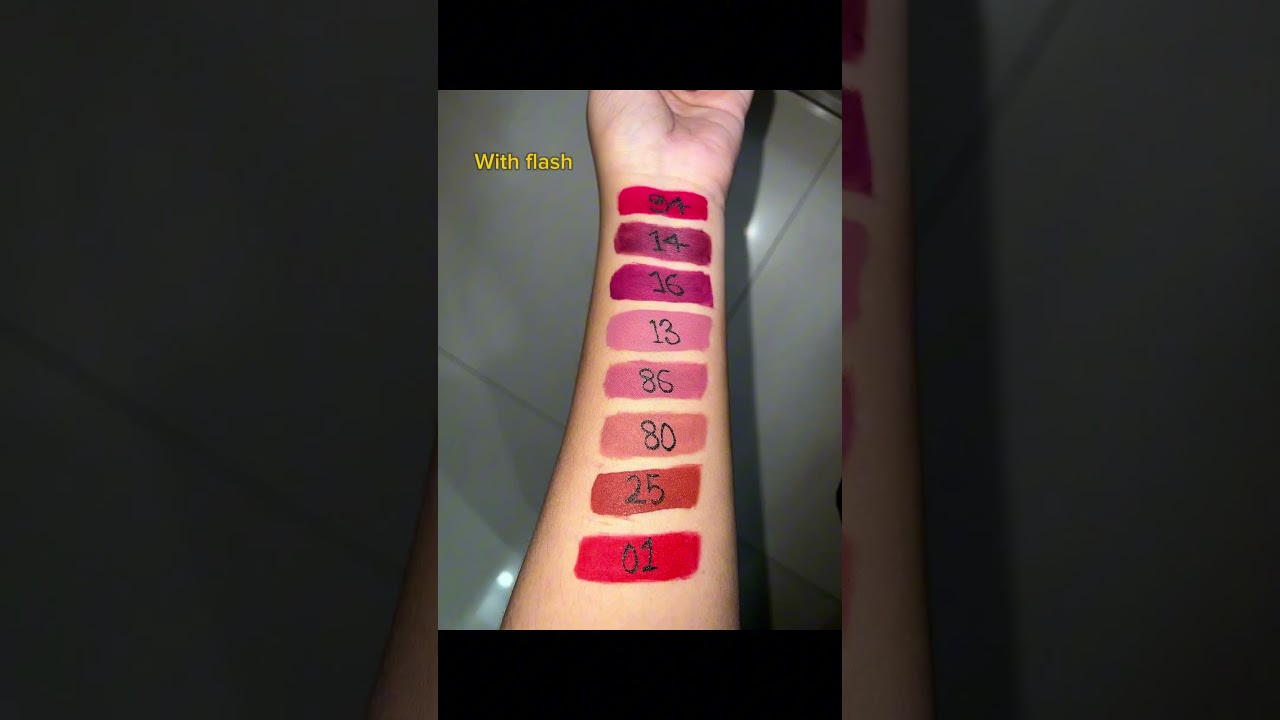 Sephora Cream lip stain liquid lipstick.