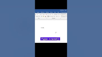 Insert Random Text in Word Document