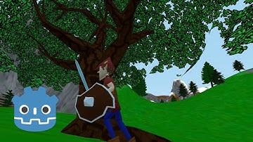 Fox Hood RPG Gameplay Footage of Current Progress#Godot 3D #Blender Gamedev