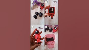 DIY squidgame guard #diy #squidgame #squidgameart #craft #handmade #ideas #games #shorts #trending