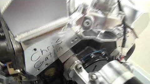 SBC 531HP 383 STROKER ENGINE DYNO RUN FOR CHRIS GATLIN BY WHITE AUTO AND MARINE ENGINES