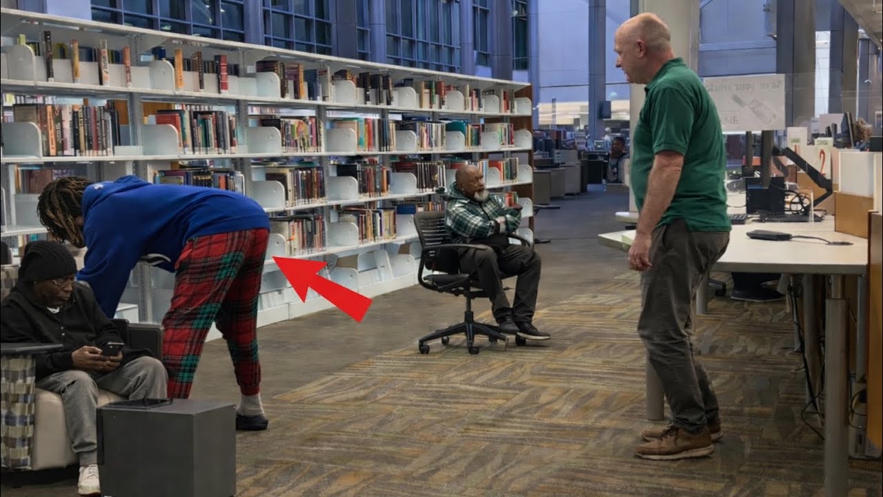 Farting In Library Prank!