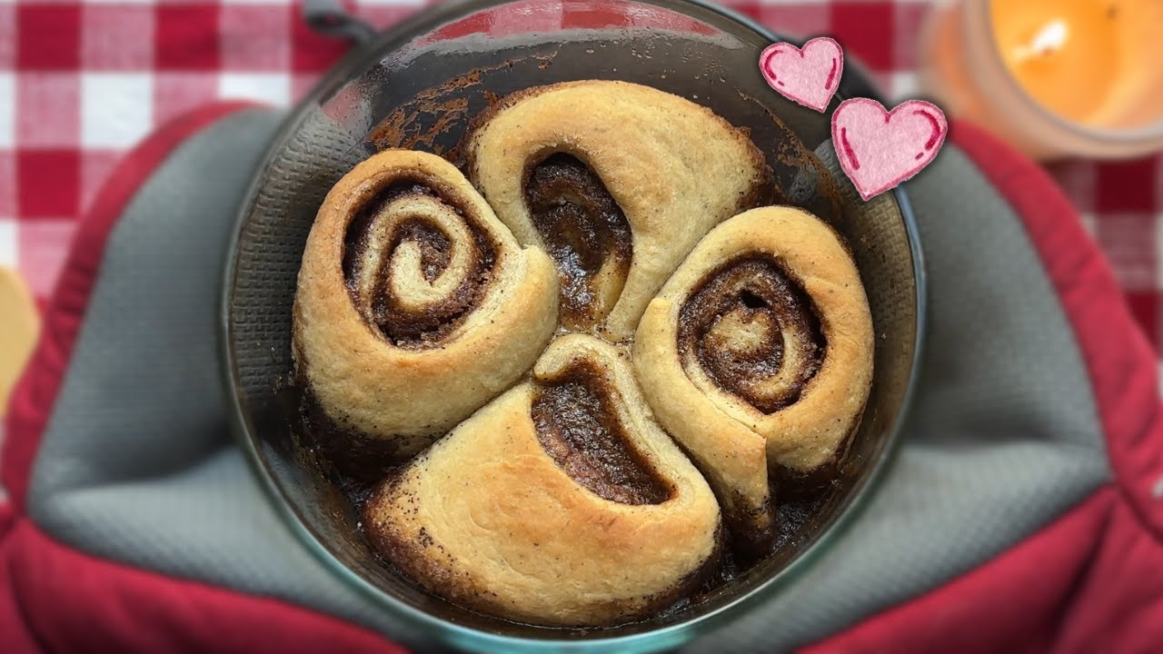 ASMR Baking Coffee Cinnamon Rolls ☕️ (relaxing whispers & baking sounds)