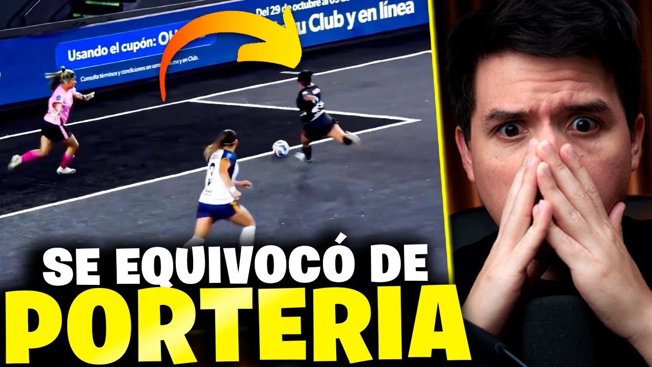 Jugadora de Fútbol Femenino Intentó METER GOL 😱 en su PROPIA PORTERÍA 💀