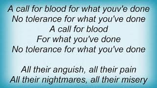 Hatebreed - A Call For Blood Lyrics