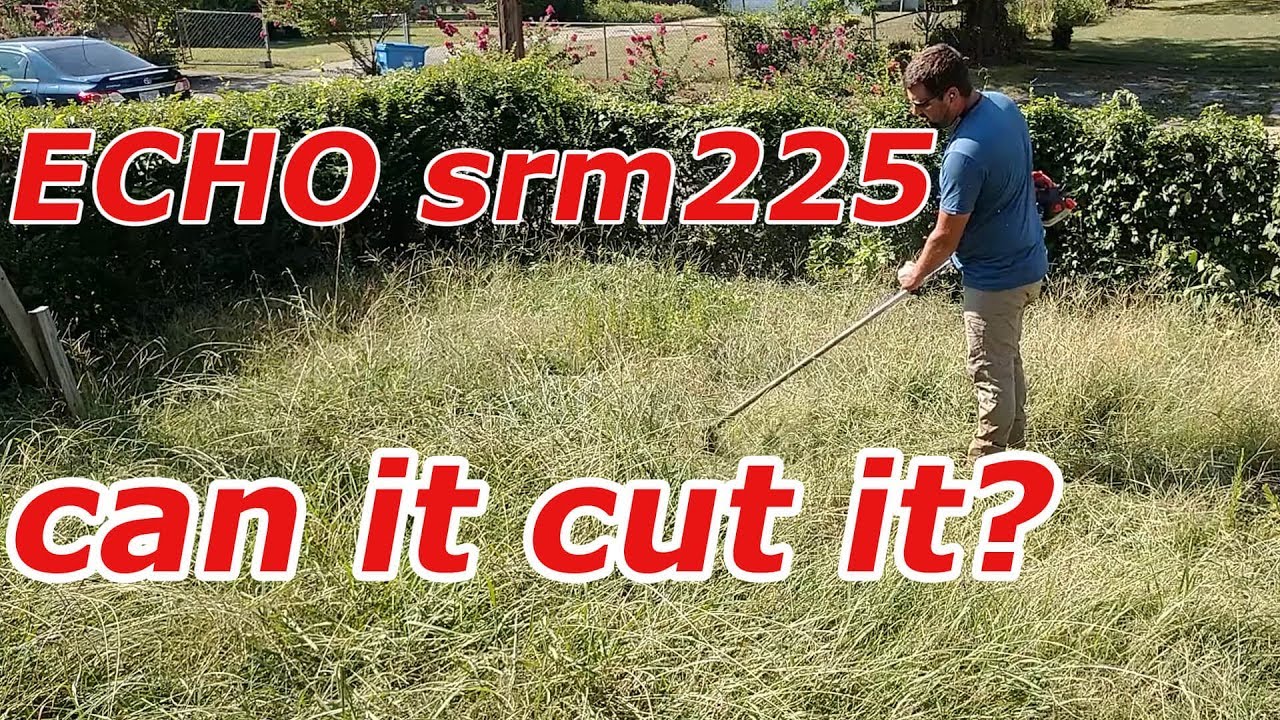 Echo SRM-225 Overgrown Grass Test