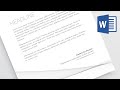Creating a formal business letter in Microsoft Word - Word 2016 Tutorial [3/52]