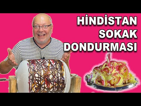 HİNT USULÜ DONDURMA MAKİNESİYLE DONDURMA YAPIP YEDİM