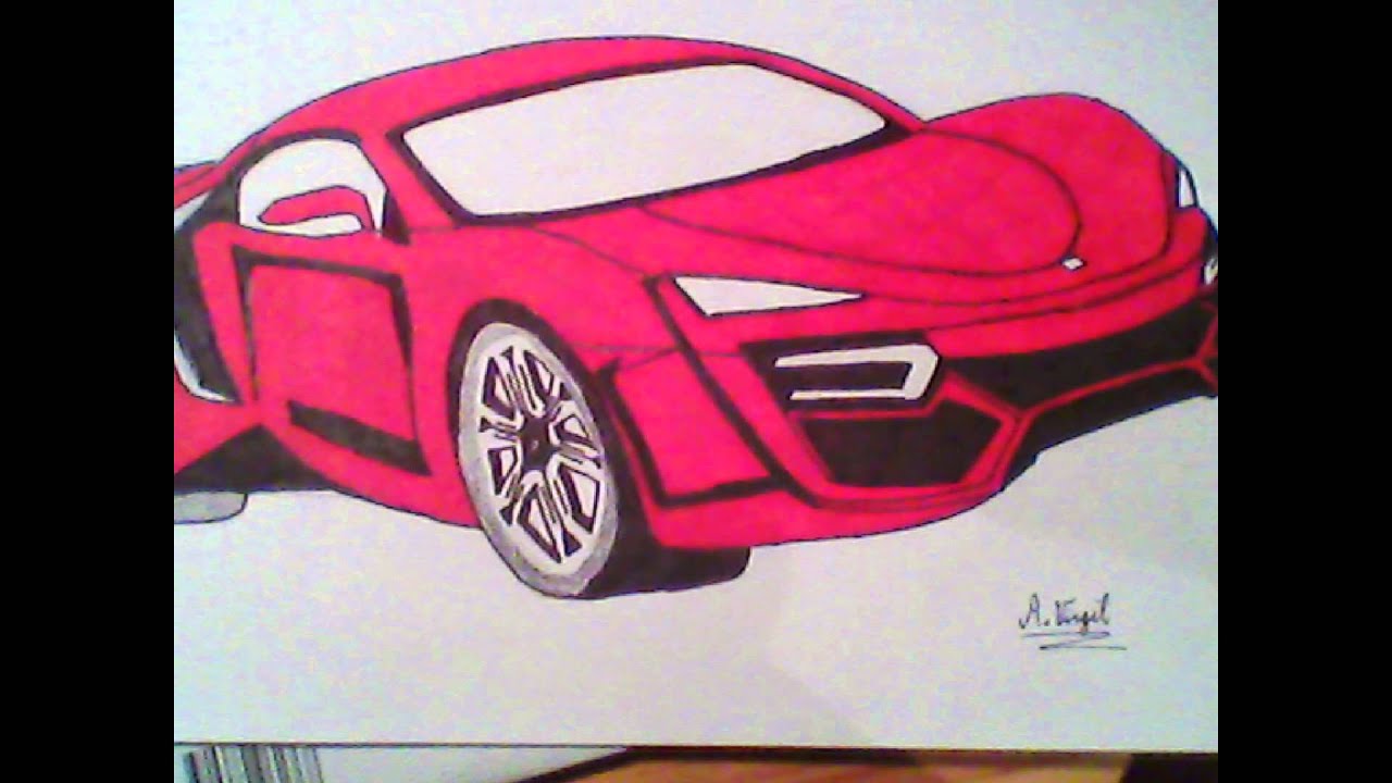 Dessin Voiture De Sport Youtube