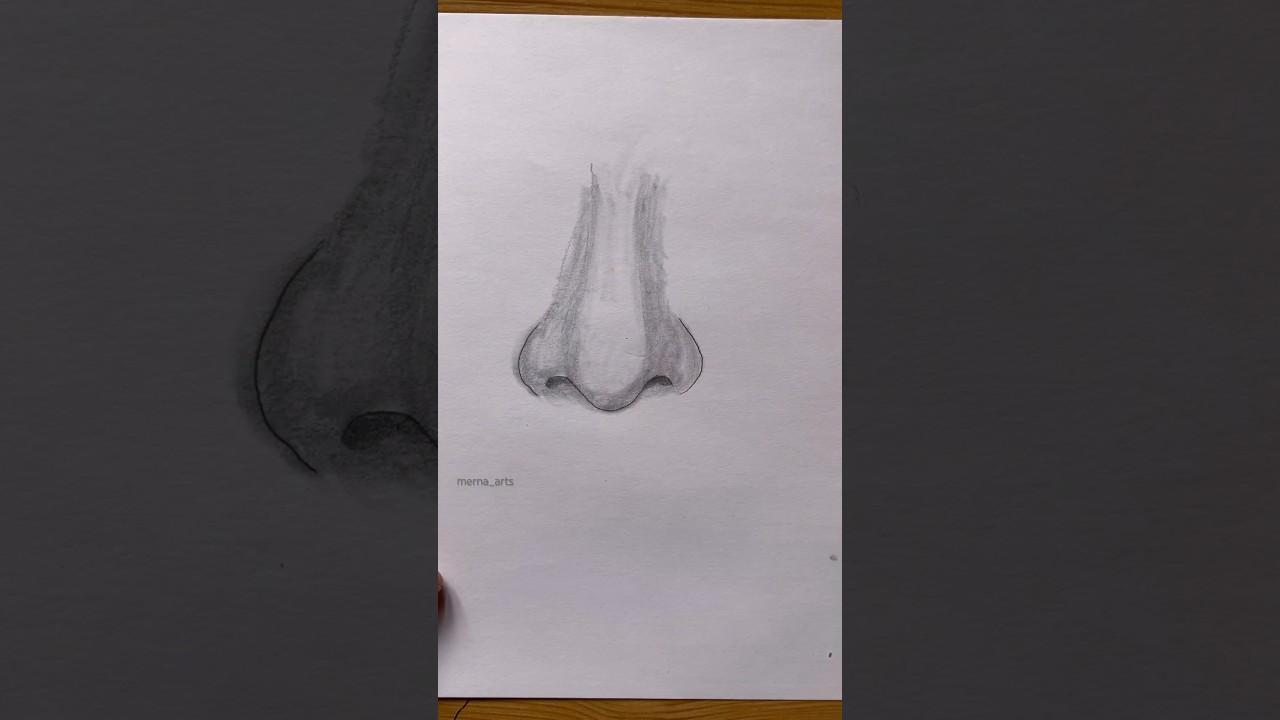 Nose drawing easy 