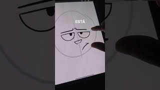 Como dibujar rostros, ESTILO CARTOON #digitalart #ilustraciondigital #procreate #illustracion