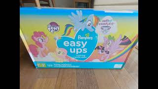 Pampers Easy Ups Disposable Training Underwear 2T-3T unboxing -  幫寶適 Easy Ups 拋棄型訓練尿布 開箱- 11.10.2023