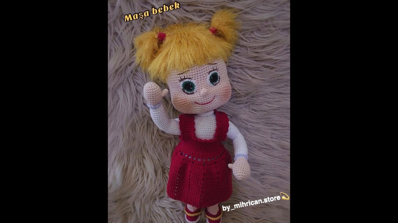 AMİGURUMİ MAŞA BEBEK 👶 ELBİSE 3. SON BÖLÜM #bebekelbisesi #amigurumimaşabebektarifi