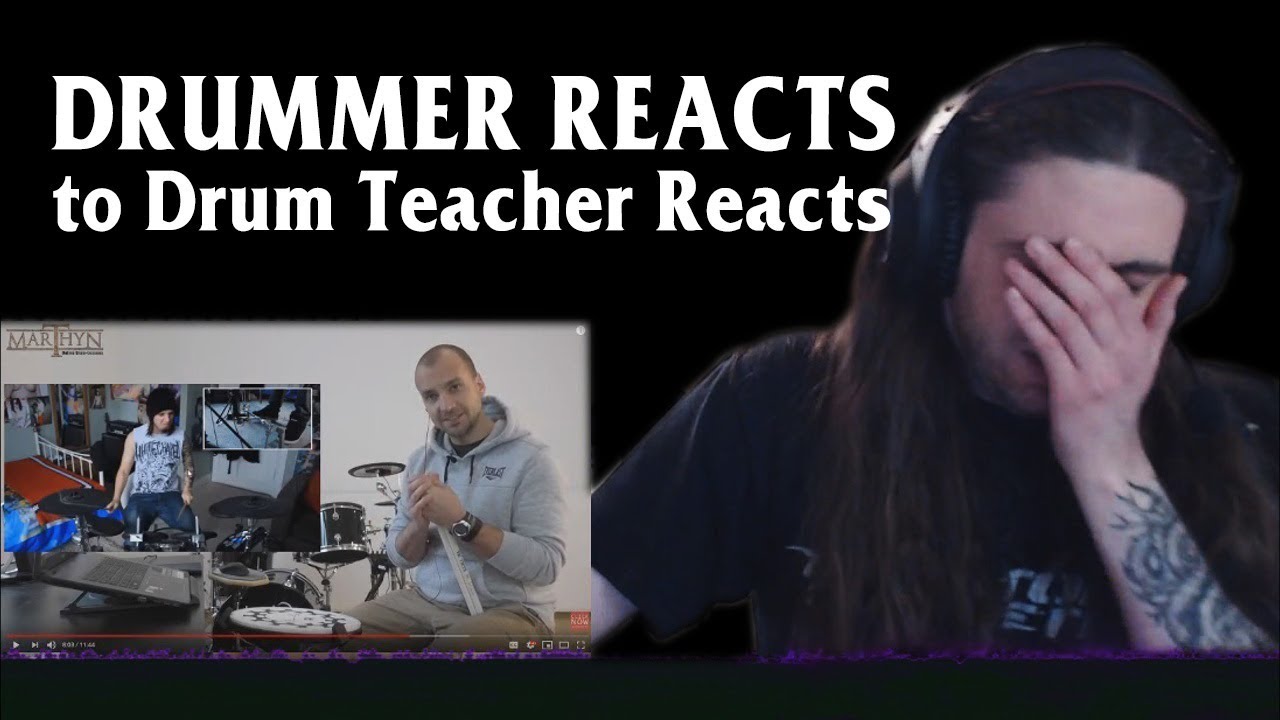 Реакция барабанщика на реакцию учителя игры на барабанах