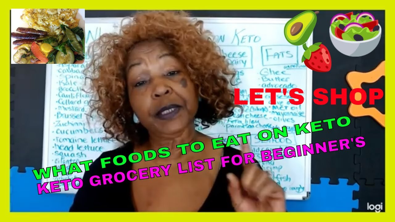 What Foods To Eat On the Ketogenic Diet/ Keto Grocery List - YouTube