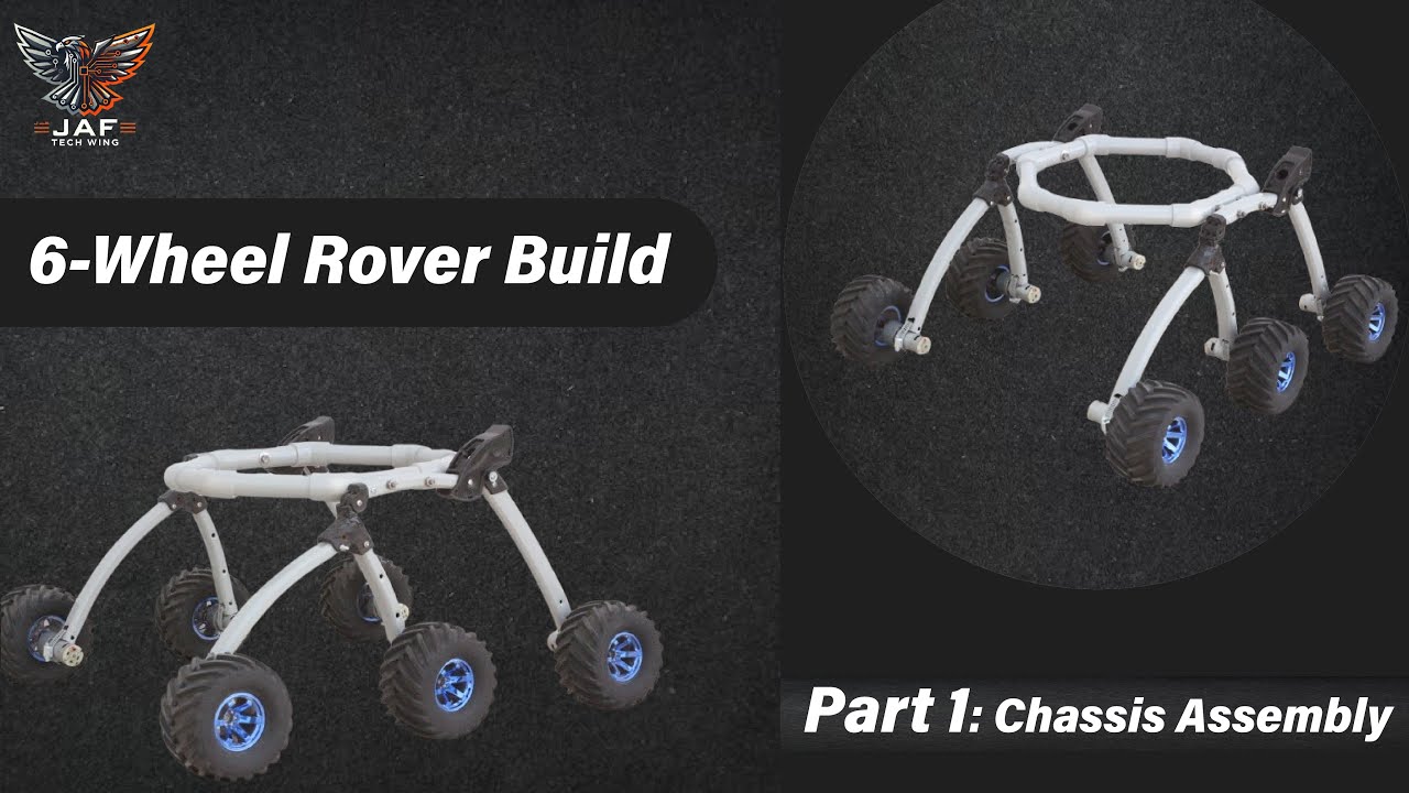 🚀 6-Wheel Rover Assembly Part 1 | Ultimate DIY Off-Road Robot Build!