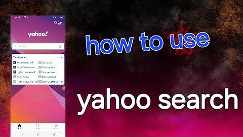 how to use yahoo search engine for blind users?in2024