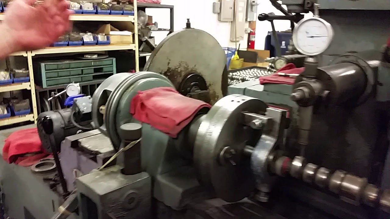 Big Block Chevy Camshaft Degreeing before grinding YouTube