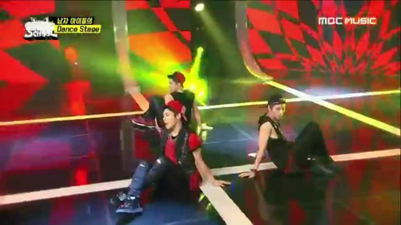 141014 씨클라운(C-Clown) 강준 - 빨개요(with.소년공화국,크로스진) [아이돌스쿨]