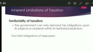 INTRODUCTION TO TAXATION PART 1