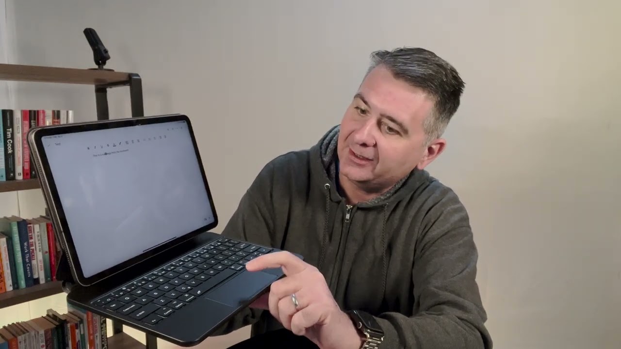 iPad Levitating Keyboard with Trackpad Case