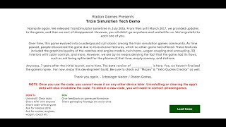 Radan Games upcoming Train Simulation game. Beta registration started. screenshot 4