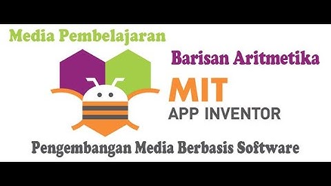 Media Pembelajaran App Inventor