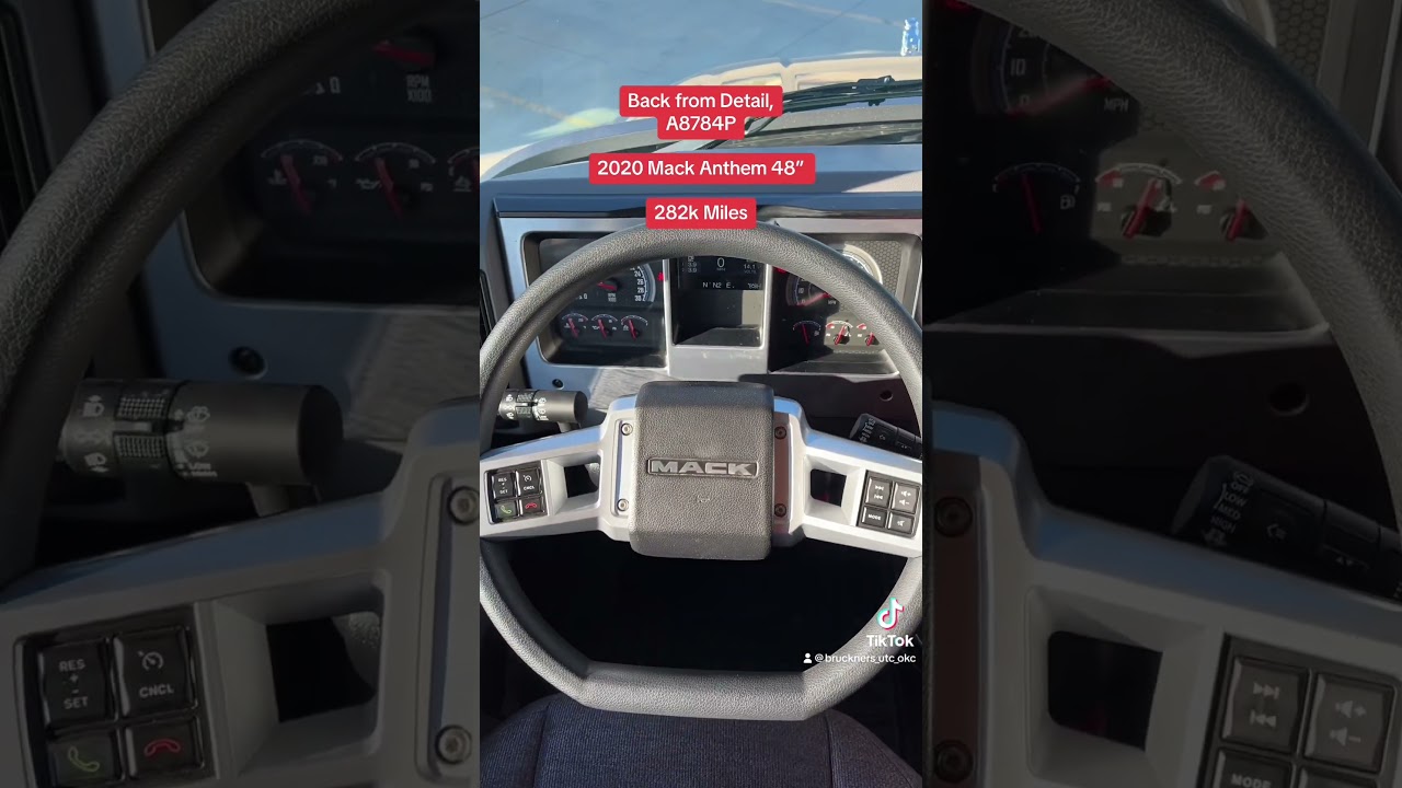 Used 2020 Mack Anthem Flat Top 48" Sleeper with 282k Miles - A8784P - $91,900.00 