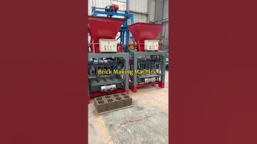4 inch hollow block making machine #buildingconstruction #brickmaking #brickwork #hollow#bricks