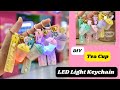 DIY LED Light Keychain / paper craft / School Supplies/ diy cute keychain/ homemade keychain