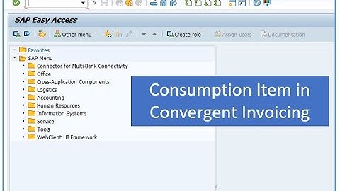 Consumption Item in Convergent Invoicing