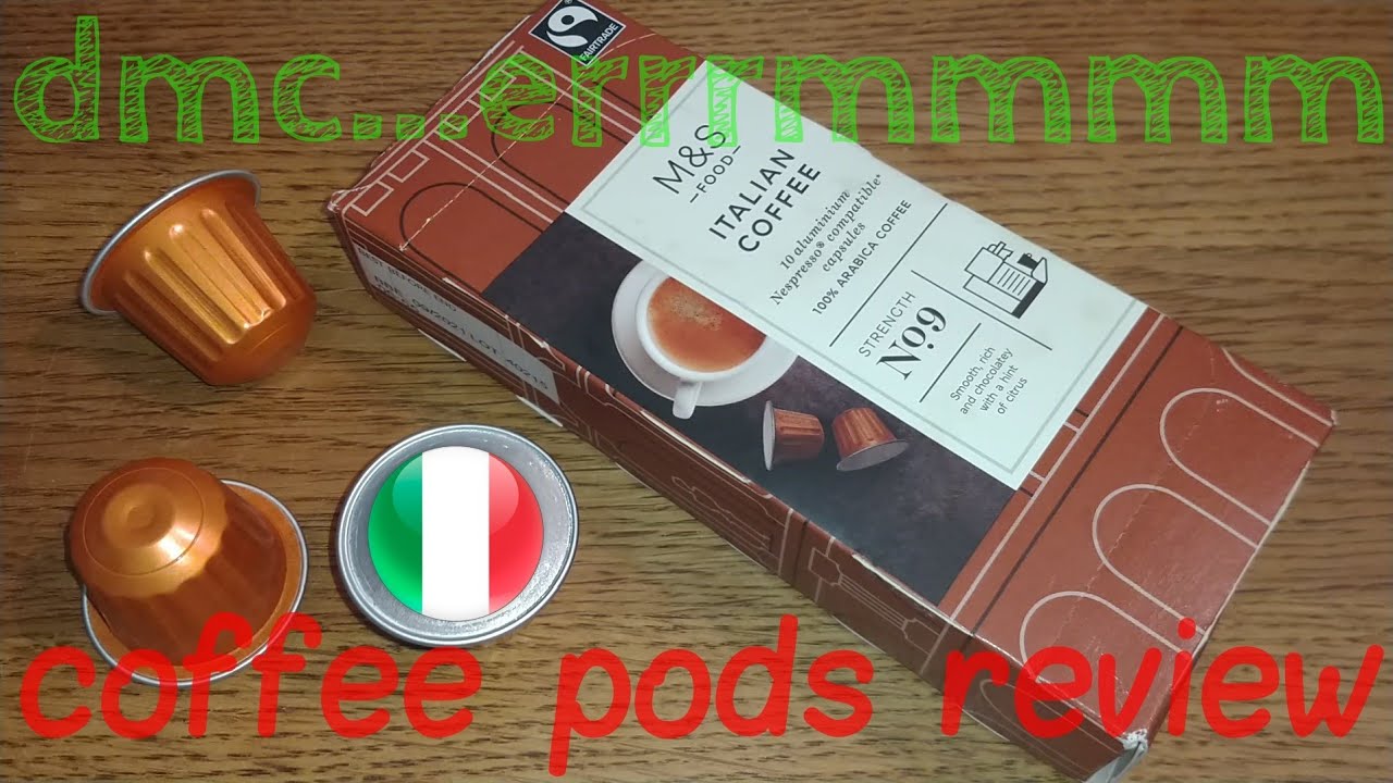 M&S Italian Coffee Pods Review. YouTube