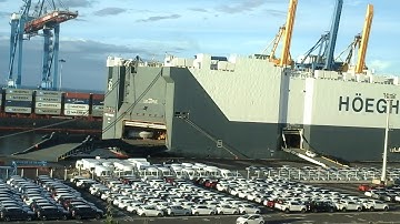 PORT EST RÉUNION~Höegh Autoliners Oslo~12 JANVIER 2018.