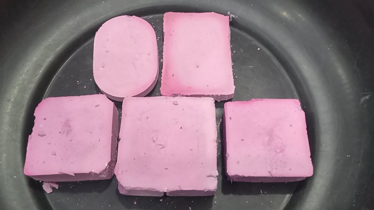 PINK VARIETY SHAPE CRUNCH OF GYM CHALK 💞💖// PLEASE LIKE AND SUBSCRIBE MY VIDEOS AND CHANNEL 💕