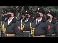 Ceremonia de detașare a celui de-al 14-ea contingent de menținere a păcii KFOR din Kosovo