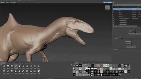 Dev Stream - Concavenator Modelling #1 - (August 2 2019)