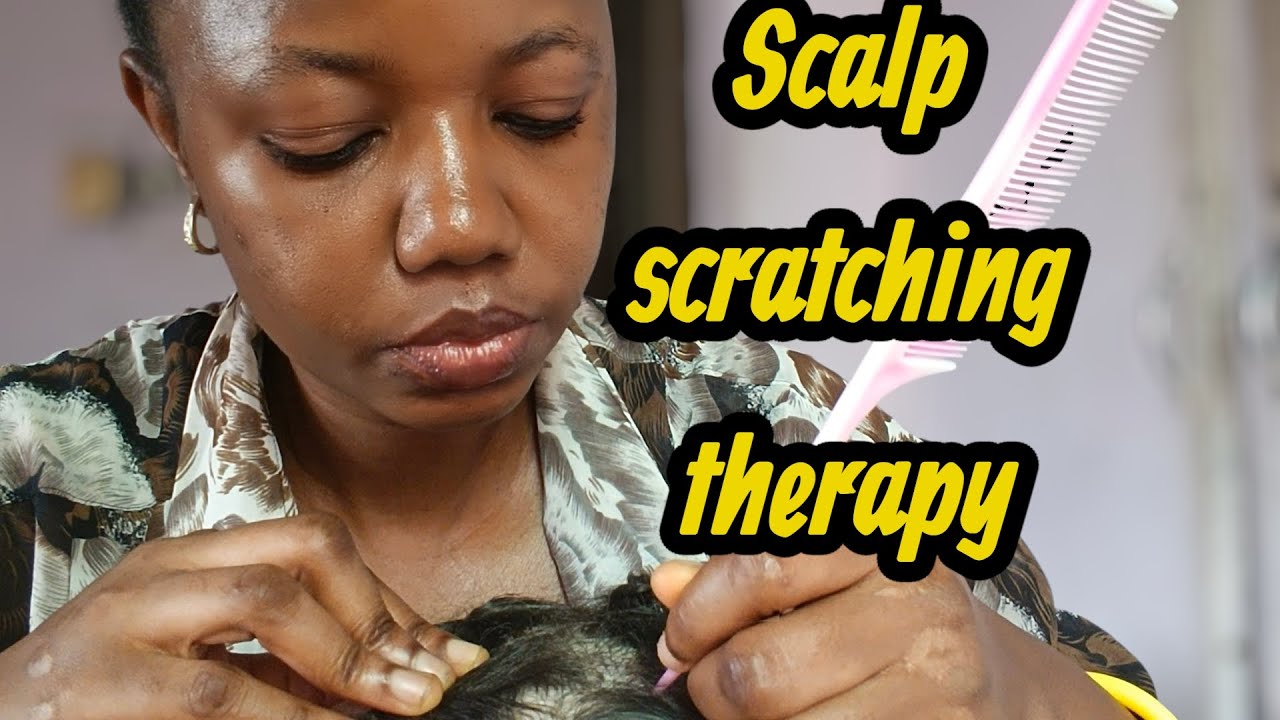 DEEP SCALP SCRATCHING FOR INSTANT TINGLES 😌
