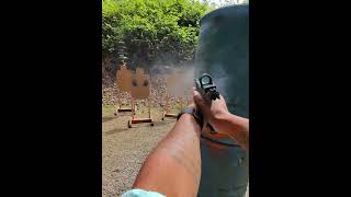 Trying out competitive shooting.