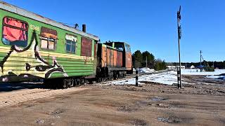 Белоручейская УЖД.  Рабочий поезд