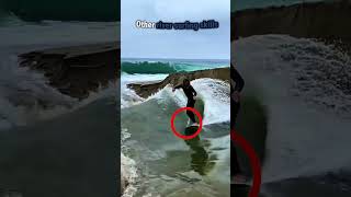 normal skill vs king of river surfing ...#youtubeshorts #viral #edit #surfing #viral