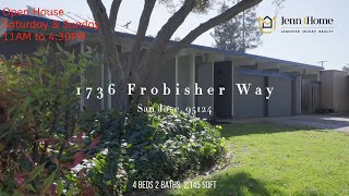DON'T MISS THIS AMAZING RECREATION OF EICHLER MAGIC!!  Open House Saturday & Sunday 11/1-2 11:00AM -