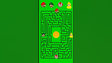 Maze Mario world Who win? #mario #animation #shorts #suppermariobros  #supermariobros #supermario