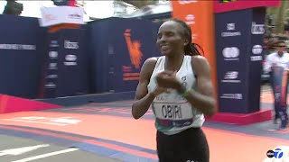 Tight final mile for the women's race at the TCS NYC Marathon