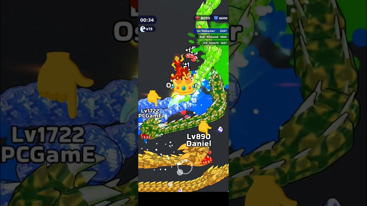 👀💃Snake clash. 👹io Gameplay 