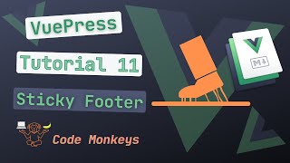 VuePress Tutorial 11 - Sticky Footer