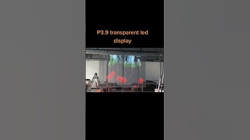 JC p3.9 transparent led display #leddisplay #ledscreen #ledwall #ledpanel #transparentledscreen