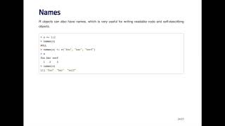 Data Types   Names Attribute   Johns Hopkins University   Coursera