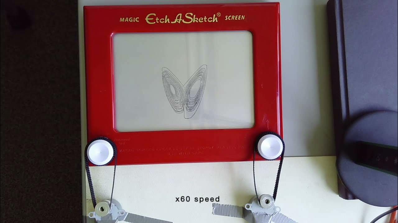 Robot Etch A Sketch Project - Cat Videos using Raspberry Pi 