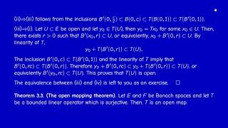 Famous Math400 - Functional Analysis - Section 3.3 - The open mapping theorem Part1 Profile